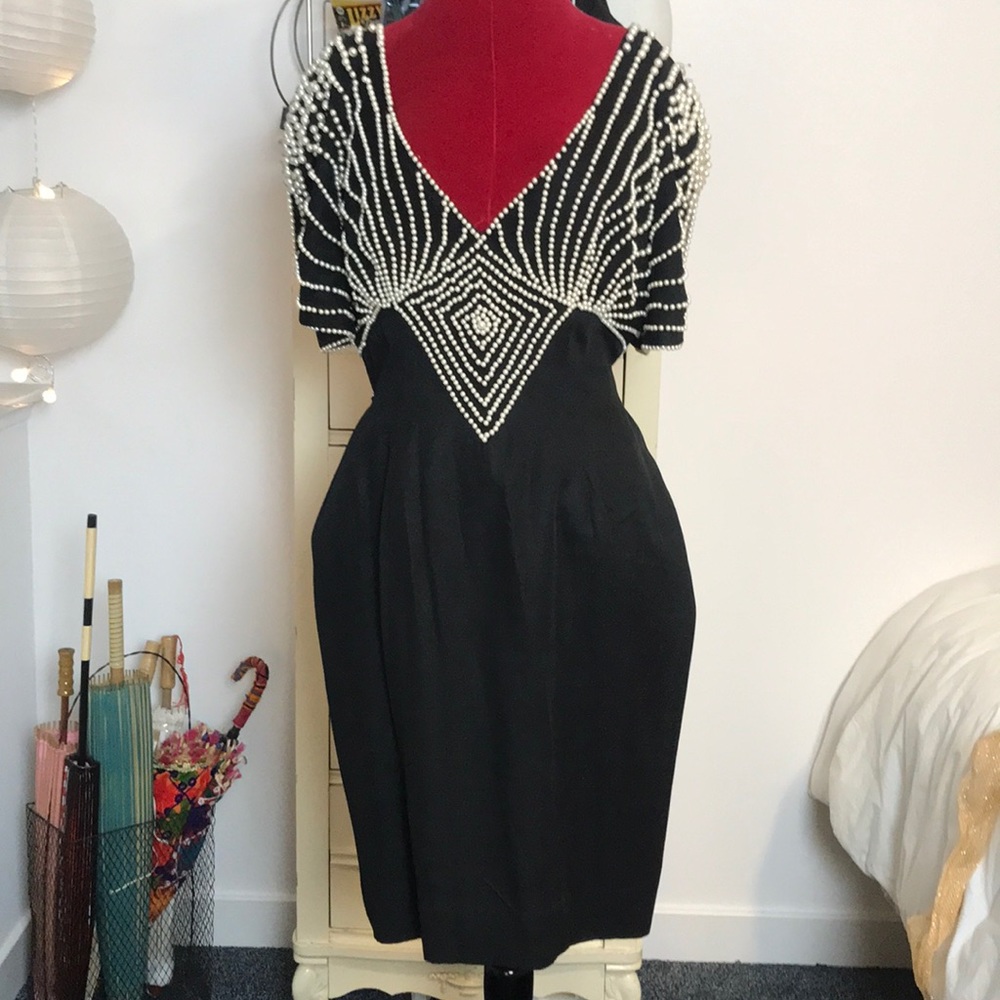 Pearls Vintage Dress